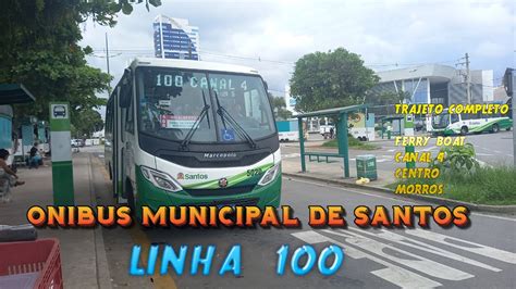 Onibus Municipal De Santos Sp Linha Acompanhe O Trajeto Completo