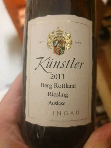 K Nstler Berg Rottland Riesling Auslese Vivino Us