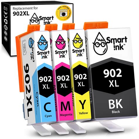 Get compatible HP 902 XL Ink Cartridges (4 Combo Pack) | Smart Ink