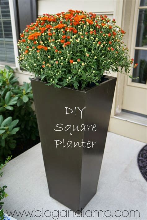 Best 25 Large Diy Planters Ideas On Pinterest Large Square Planters