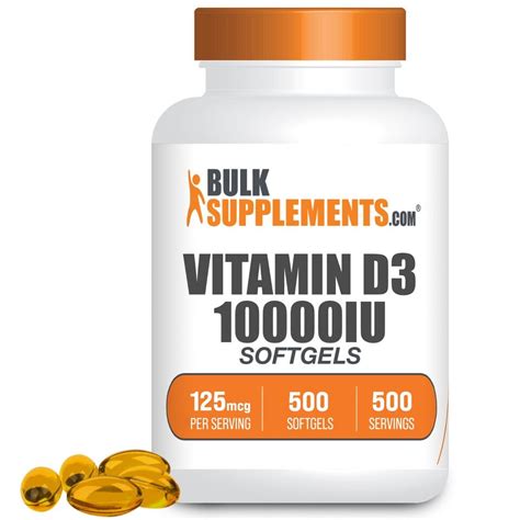 Bulksupplements Vitamin D Iu Softgels Ebay