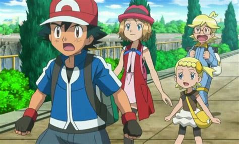 Ash Serena Clemont And Bonnie Pokemon Kalos Pokemon Ash Kalos