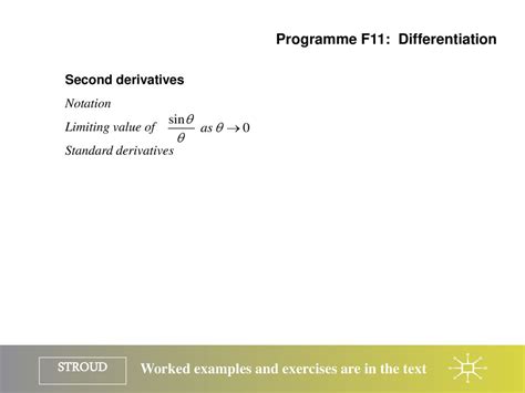 Programme F11 Differentiation Ppt Download