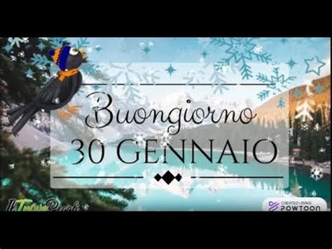 Buongiorno E Buon Marted Gennaio Secondo Dei Giorni Della