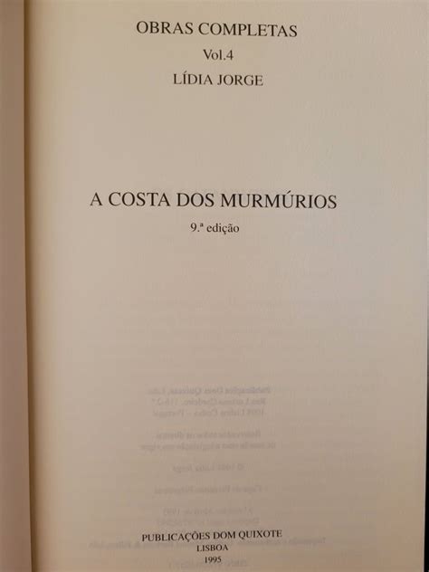 O dia dos prodígios e A costa dos murmúrios de Lídia Jorge Campo De