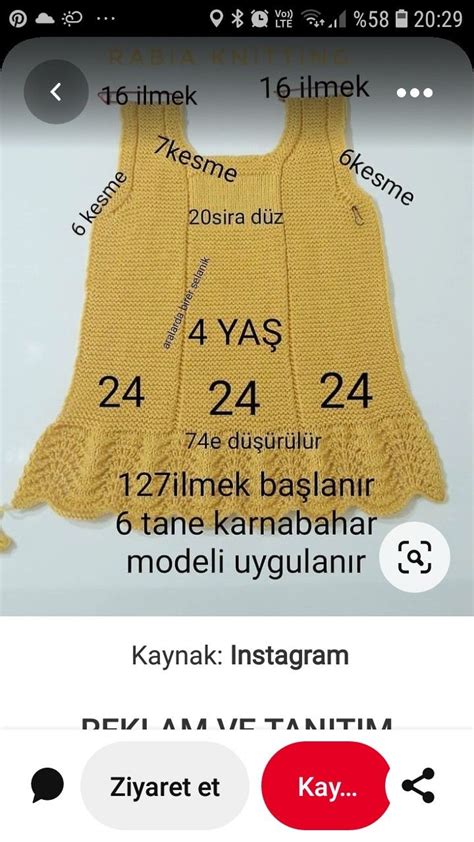 saroj adlı kullanıcının knitting panosundaki Pin Bebek elbise