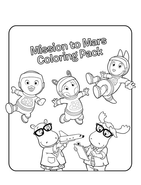 Tasha Backyardigans Coloring Pages