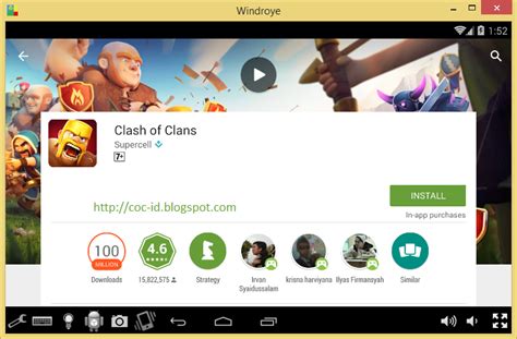 Windroye Emulator Android Paling Ringan Cocok Untuk Bermain Clash Of