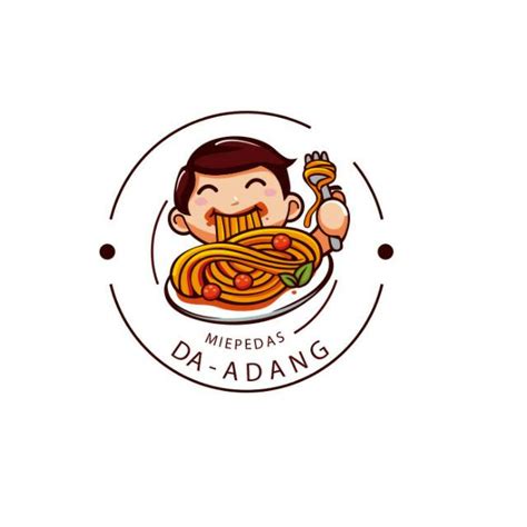 Detail Desain Logo Mie Pedas Koleksi Nomer