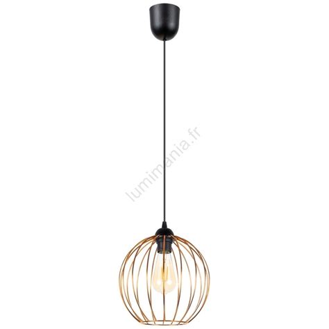 Suspension Filaire Matt Xe W V Noire Cuivr E Lumimania