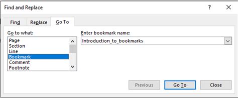 How To Use The Bookmarks Feature In Microsoft Word