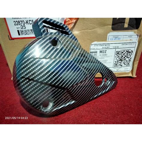 Jual Cover Tutup Cvt Vario Led Carbon Air Duct Karbon Shopee