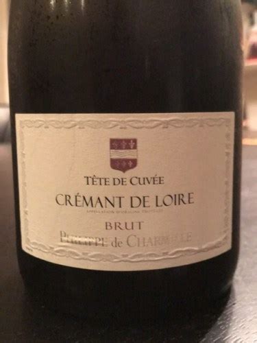 Philippe de Charmille Tête de Cuvée Crémant de Loire Brut Vivino US