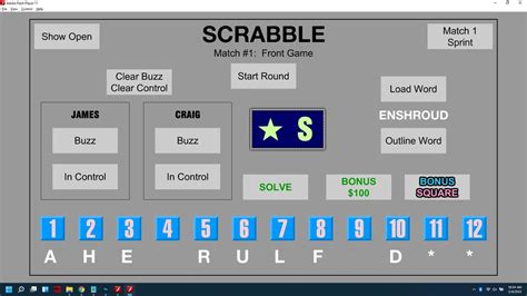 Scrabble Game Show Software - Etsy