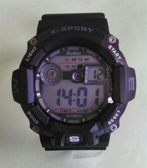 Jual Jam Tangan Arloji Sport Digital Pria Hotline Water Resist Bisa