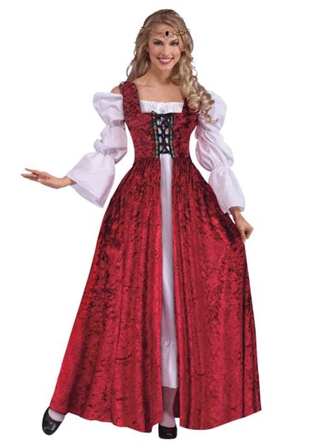 Medieval Lace Up Gown Costumes R Us Fancy Dress