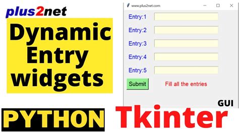 Capturing User Input In Tkinter Tips For Assigning Values To Variables