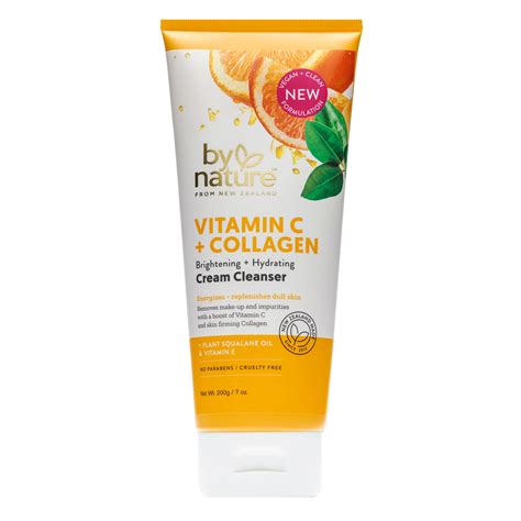 by nature Vitamin C + Collagen Cream Cleanser - Shop Facial cleansers ...