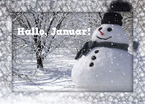Eine kleine Deutschkiste: Hallo Januar 