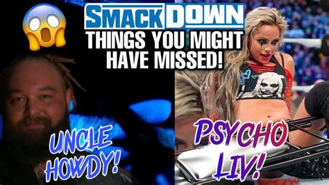 Things You Might Have Missed Wwe Smackdown Bray Wyatt Uncle Howdy