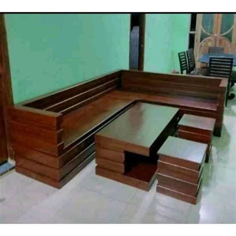 Jual Kursi Sudut Minimalis Kayu Jati Shopee Indonesia