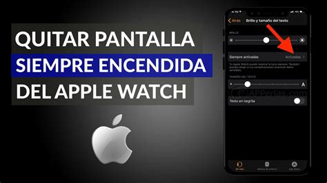 Cómo Desactivar la Pantalla Siempre Encendida del Apple Watch YouTube