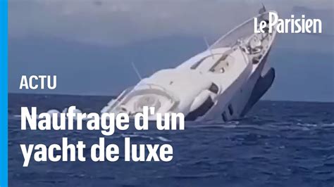 Un super yacht de luxe coule à pic au large des côtes italiennes YouTube