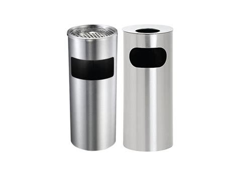 Stainless Steel Bin With Ashtray Eurotek Cleaning Equipments Dubai