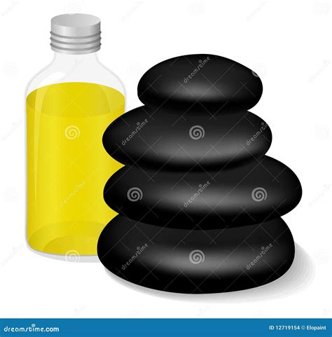 Massage Oil Stock Vector Illustration Of Health Treatment 12719154