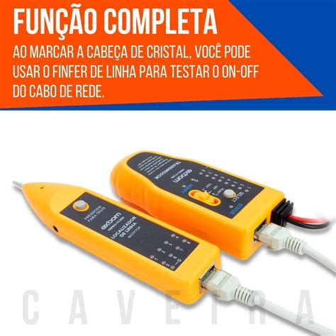 Kit Localizador E Testador De Cabos Rj45 E Rj11 Zumbidor Frete grátis