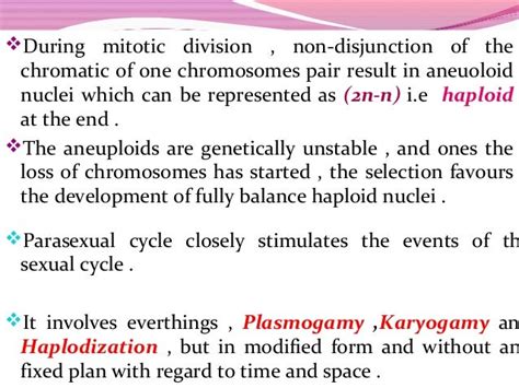 Parasexuality In Fungi