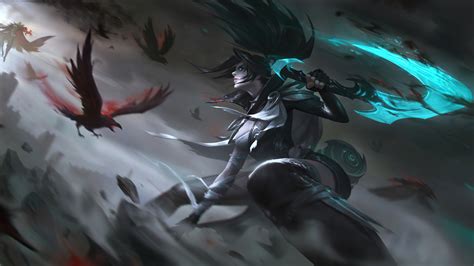 Akali Lol Art K Wallpaper