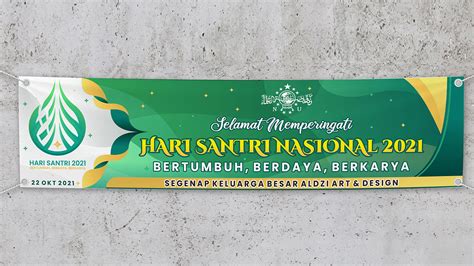 Desain Spanduk Hari Santri Nasional Banner Hari Santri Nasional Hot