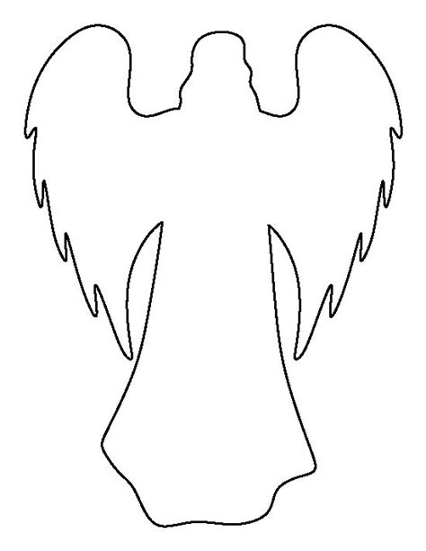 Free Printable Angel Outlines