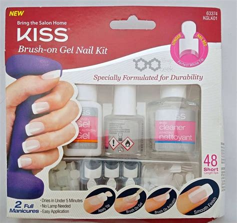 Kiss Brush On Gel Nail Kit Instructions Gel Nail Kit Nail Kit Kiss Gel Nails