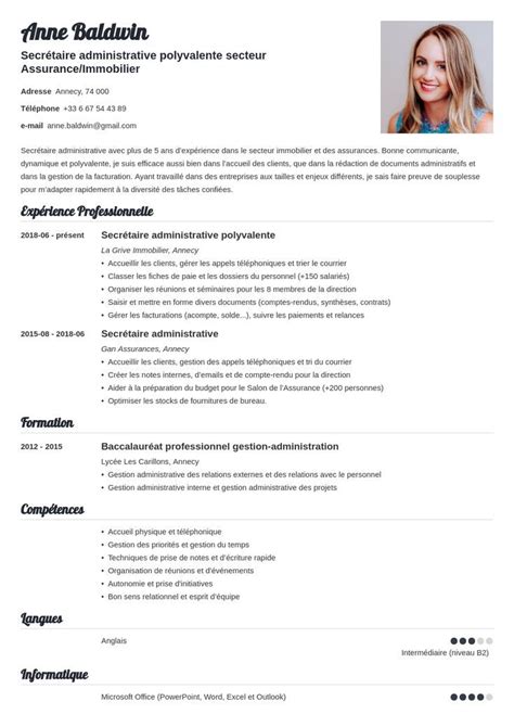 Blog Cv Secretaire Modele Valera Exemple Cv Cv Secretaire