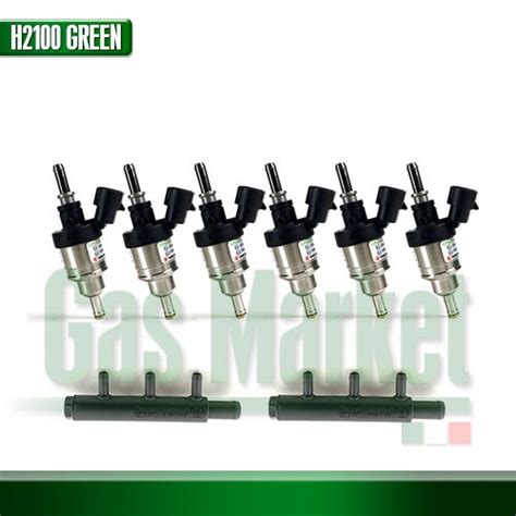 Hana H2100 Greenred 12v Injector Set 6 Cyl Hose Type Shopee Thailand