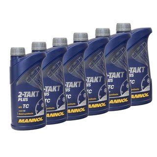 MANNOL Engine Oil 2 Stroke Plus API TC 6 X 1 Liters Buy Online By 30 95