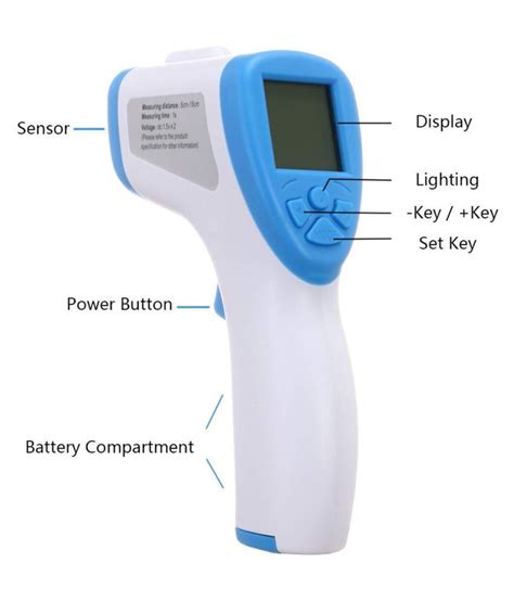 Homray Leelvis Infrared Non Contact Digital Thermometer Leelvis Hard