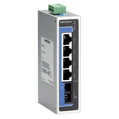 MOXA EDS 205A S SC Unmanaged Ethernet Switches Easy World Automation