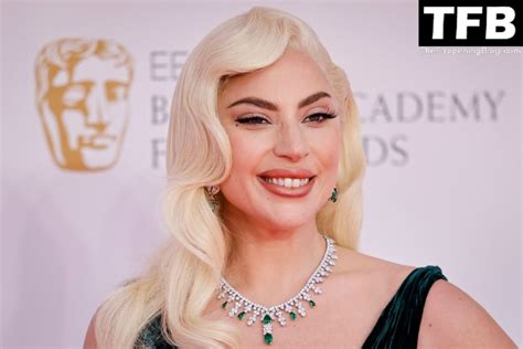 Lady Gaga Flaunts Her Tits At The Ee Th British Academy Film Awards In London Photos