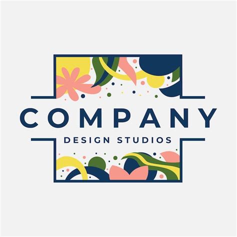 Un Logotipo Para Los Estudios De Dise O De Una Empresa Vector Premium