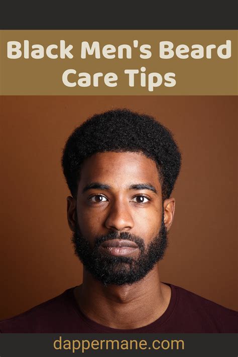 Black Men's Beard Care Tips