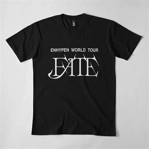 ENHYPEN WORLD TOUR FATE Classic Logo T Shirt