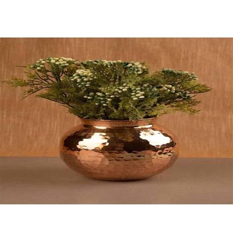 P Tal Brownz Copper Round Vase Size 35x35x5 Inches At Rs 1945piece