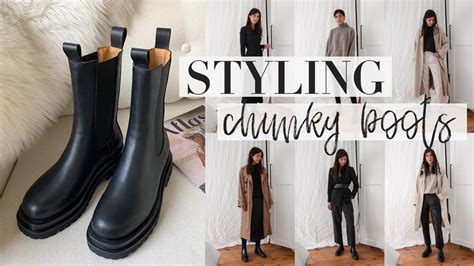 How To Style Chunky Boots Trend Bottines Chelsea Femme