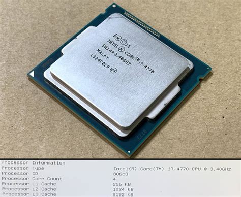 Yahooオークション Intel Core I7 4770 340ghz Sr149 Lga1150 良