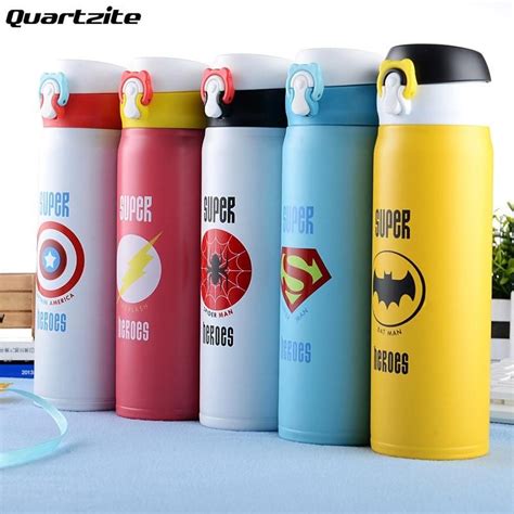 Super Heroes 350ml 500ml Vacuum Thermal Insulated Bottle Different Co