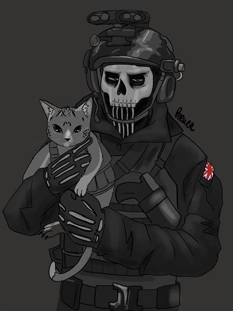 Ghost Fanart : r/ModernWarfareII