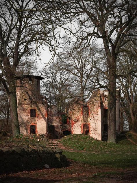 Alte Verlassene Verfallene Ruine Aus Dem Vestland Aus Dem